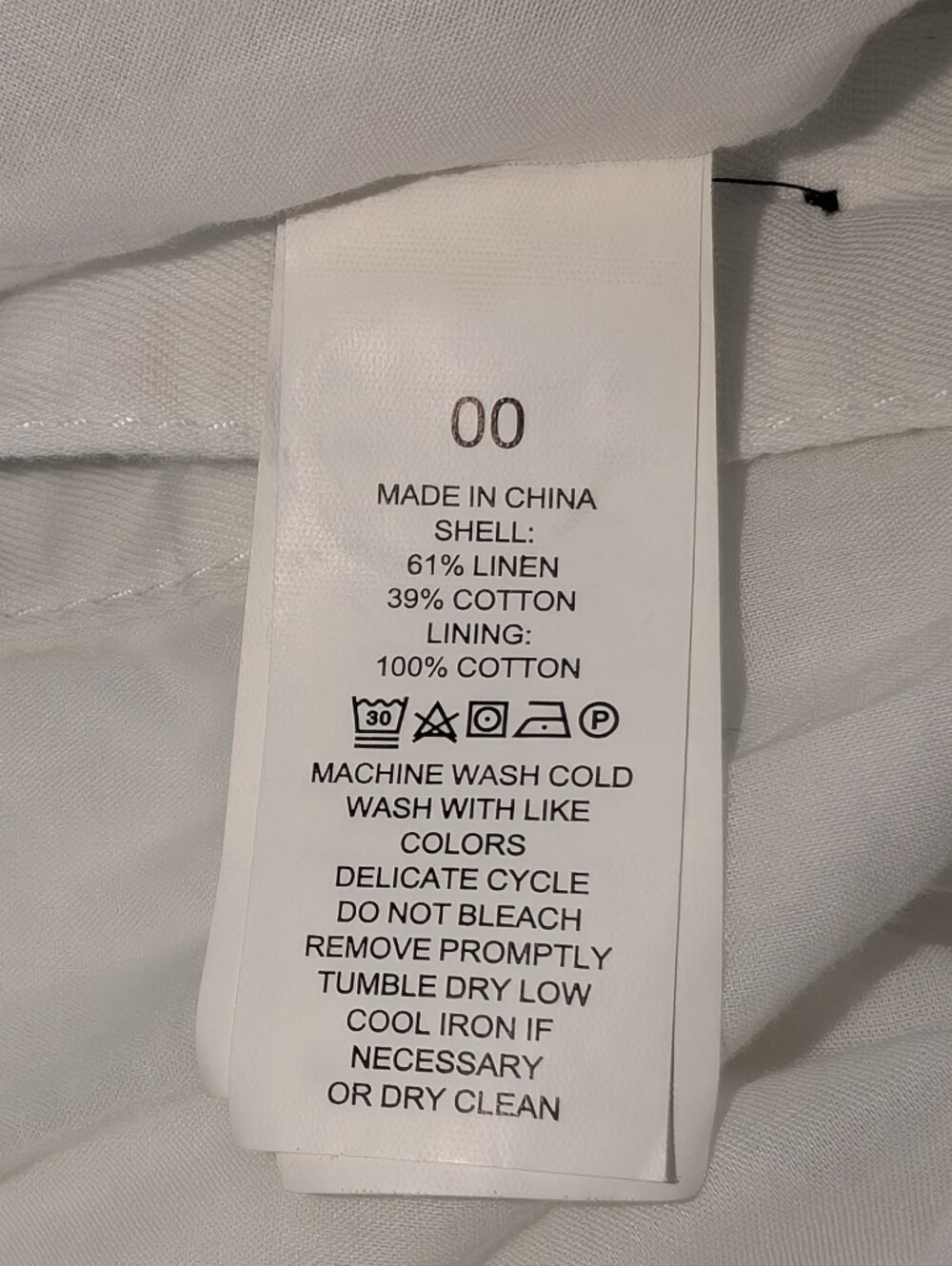 Kate Spade New York Button Front Linen Midi Dress Sleeveless Women's Size 00 - Picture 9 of 11